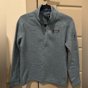 Patagonia Fleece Pullover, size small, blue